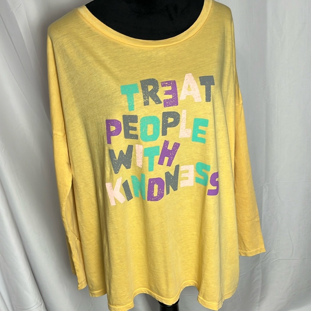 NWOT Vintage Canvas size M dolman, oversized cotton long sleeve tee
